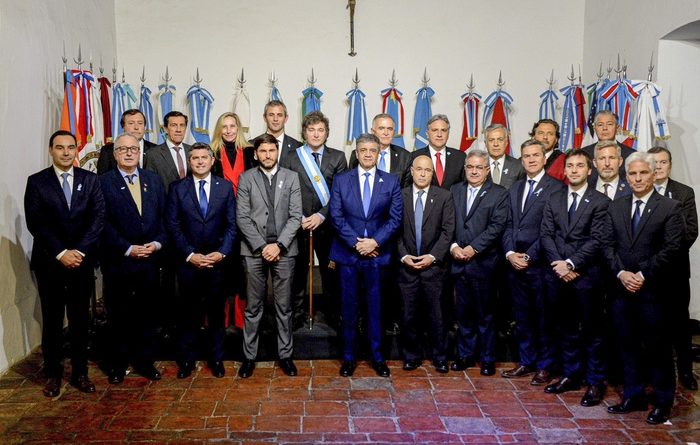 Los 10 gobernadores que viajan con Milei