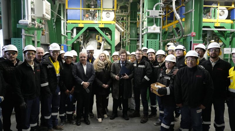 Milei en Catamarca inauguró planta de litio