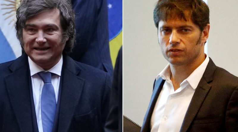 Nueva encuesta midió a Milei contra Kicillof